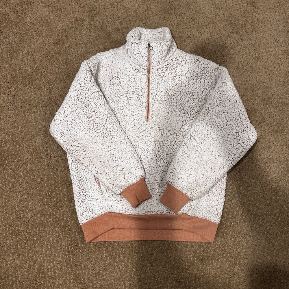 Express Quarter Zip Sherpa Pullover